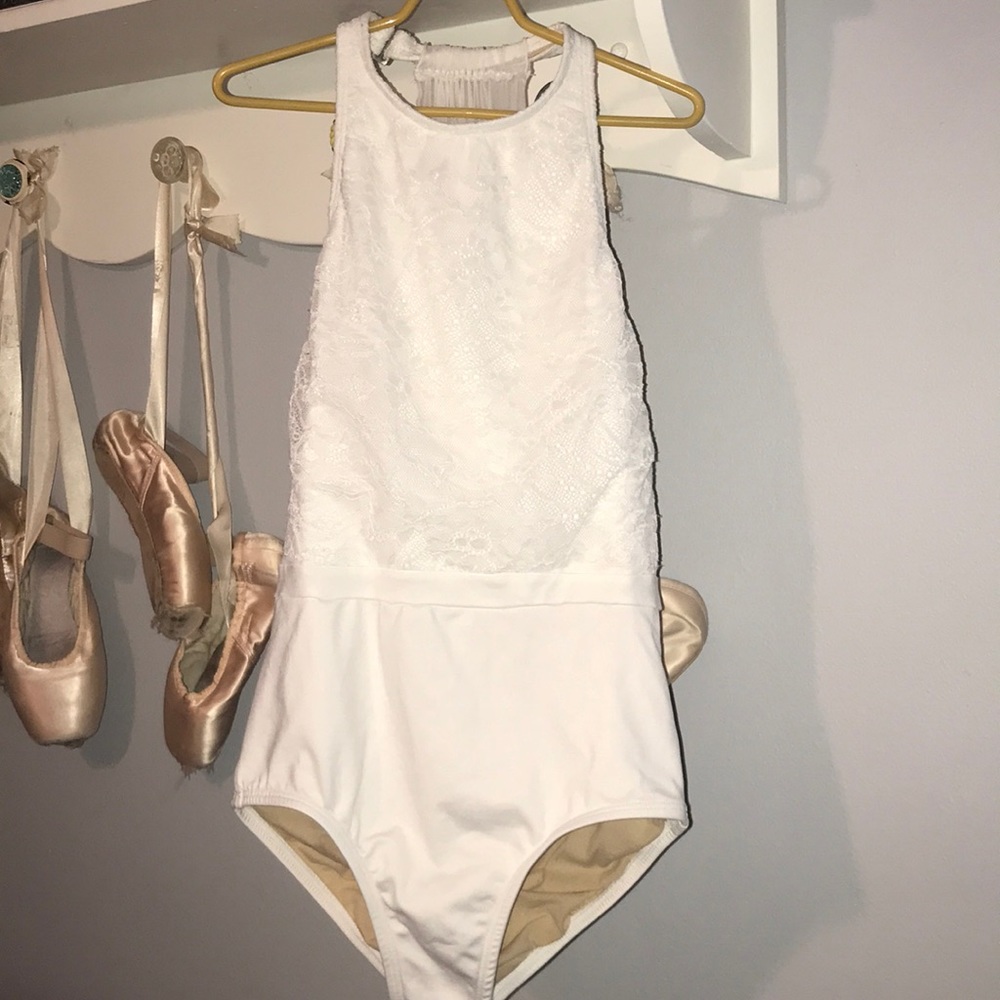 Suffolk White leotard